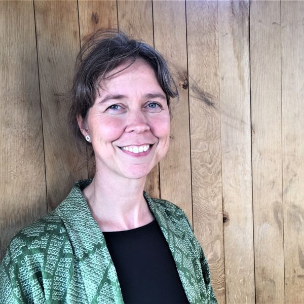 Anne Odgård i Samtaletårnet ved Silkeborg Højskole. Foto: Mette Thue