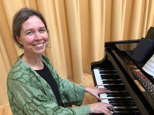 Anne Odgård på Silkeborg Højskole. Foto: Mette Thue 